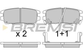 BREMSI BP2574 - B. PADS MITSUBISHI