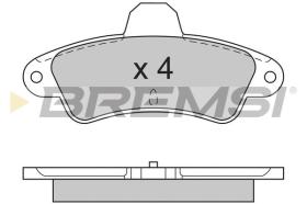 BREMSI BP2593 - B. PADS FORD