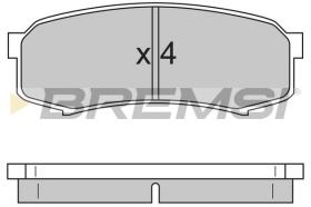 BREMSI BP2597 - B. PADS TOYOTA, MITSUBISHI
