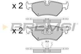 BREMSI BP2599 - B. PADS JAGUAR, DAIMLER
