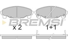 BREMSI BP2601 - B. PADS DAIHATSU
