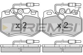 BREMSI BP2603 - B. PADS CITROEN