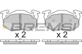 BREMSI BP2613 - B. PADS RENAULT
