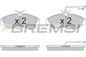 BREMSI BP2615 - B. PADS FIAT, PEUGEOT, CITROEN