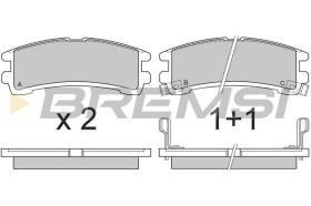 BREMSI BP2619 - B. PADS NISSAN