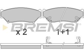 BREMSI BP2620 - B. PADS SUZUKI, GEO