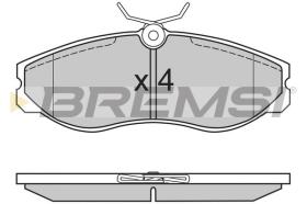 BREMSI BP2624 - B. PADS FORD, NISSAN, LDV