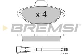 BREMSI BP2626 - B. PADS FIAT, LANCIA