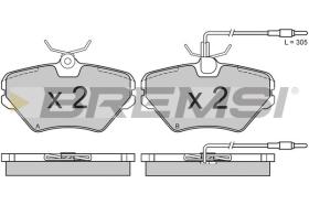 BREMSI BP2628 - B. PADS RENAULT