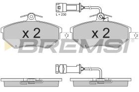 BREMSI BP2637 - B. PADS VW
