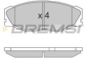 BREMSI BP2697 - B. PADS TOYOTA
