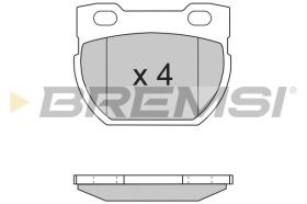 BREMSI BP2716 - B. PADS LAND ROVER
