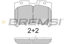 BREMSI BP2740 - B. PADS TOYOTA, LEXUS