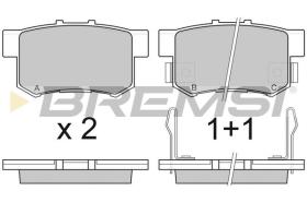 BREMSI BP2750 - B. PADS HONDA, ACURA, SUZUKI, ROVER
