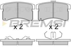 BREMSI BP2751 - B. PADS DAIHATSU