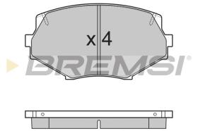 BREMSI BP2760 - B. PADS MAZDA