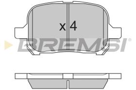 BREMSI BP2761 - B. PADS TOYOTA, LEXUS