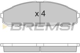 BREMSI BP2762 - B. PADS NISSAN
