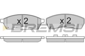 BREMSI BP2764 - B. PADS SUBARU