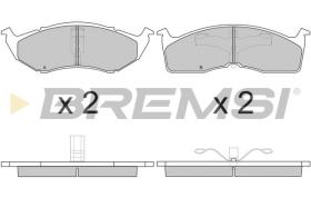 BREMSI BP2765 - B. PADS DODGE, CHRYSLER, PLYMOUTH