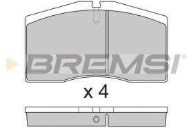 BREMSI BP2766 - B. PADS AUDI, PORSCHE