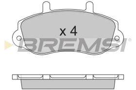 BREMSI BP2767 - B. PADS RENAULT, OPEL