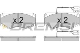 BREMSI BP2769 - B. PADS IVECO
