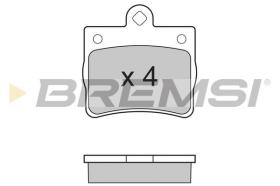 BREMSI BP2771 - B. PADS MERCEDES-BENZ