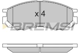 BREMSI BP2775 - B. PADS MITSUBISHI