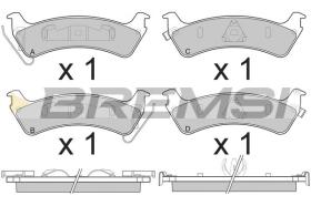 BREMSI BP2777 - B. PADS JEEP