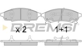 BREMSI BP2778 - B. PADS CHEVROLET, BUICK, OLDSMOBILE