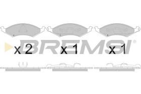 BREMSI BP2788 - B. PADS FORD (USA) LINCOLN
