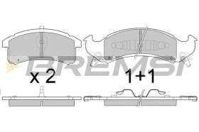 BREMSI BP2789 - B. PADS CADILLAC, BUICK, PONTIAC