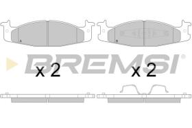 BREMSI BP2795 - B. PADS FORD USA