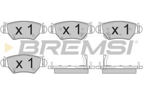 BREMSI BP2812 - B. PADS OPEL, VAUXHALL, CHEVROLET