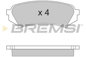 BREMSI BP2899 - B. PADS TOYOTA, LEXUS