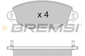BREMSI BP2926 - B. PADS FORD, JAGUAR