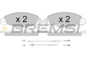 BREMSI BP2930 - B. PADS CITROEN