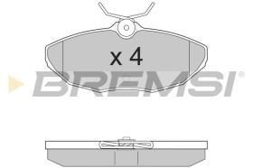 BREMSI BP2934 - B. PADS JAGUAR, DAIMLER, LINCOLN