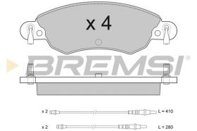 BREMSI BP2940 - B. PADS CITROEN