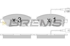 BREMSI BP2944 - B. PADS FIAT, LANCIA