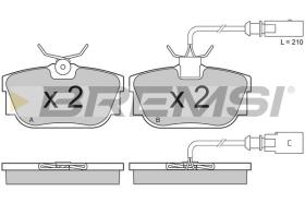 BREMSI BP2946 - B. PADS FORD, VW, SEAT