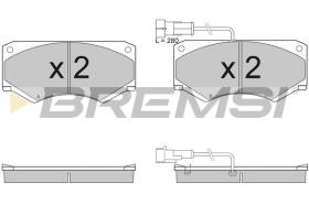 BREMSI BP2948 - B. PADS IVECO
