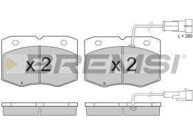 BREMSI BP2949 - B. PADS IVECO