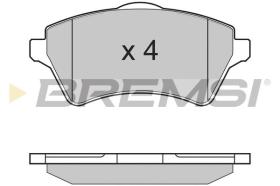 BREMSI BP2960 - B. PADS LAND ROVER