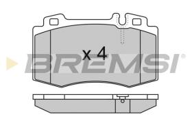 BREMSI BP2986 - B. PADS MERCEDES-BENZ
