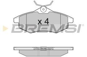 BREMSI BP3008 - B. PADS CITROEN