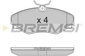 BREMSI BP3011 - B. PADS RENAULT, NISSAN