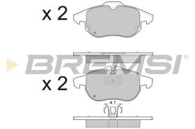 BREMSI BP3014 - B. PADS FIAT, OPEL, CHEVROLET, SAAB