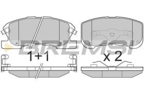 BREMSI BP3018 - B. PADS DAIHATSU